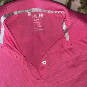 🌸Pink Adidas golf shirt🌺